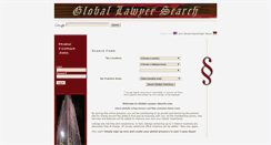 Desktop Screenshot of global-lawyer-search.com