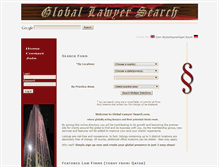 Tablet Screenshot of global-lawyer-search.com